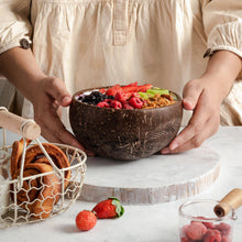 Load image into Gallery viewer, Eco-friendly Coconut Bowls &amp; Spoons Set of 2