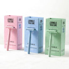 Load image into Gallery viewer, Reusable Safety Razors for Women &amp; Men | Eco-Friendly Metal Razor