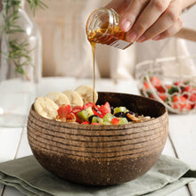 Load image into Gallery viewer, Eco-friendly Coconut Bowls &amp; Spoons Set of 4