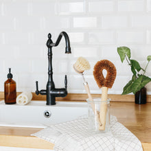 Load image into Gallery viewer, Natural Dish Brushes for Washing Up | Plant Based Kitchen Scrubber Brush (6 Piece Starter Set)