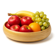 Load image into Gallery viewer, Bamboo Fruit Bowl &amp; Home Decor Bowl (Natural)