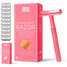 Load image into Gallery viewer, Reusable Safety Razors for Women &amp; Men | Eco-Friendly Metal Razor