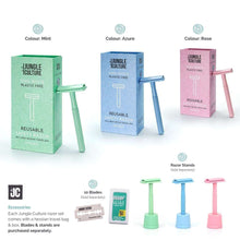 Load image into Gallery viewer, Reusable Safety Razors for Women &amp; Men | Eco-Friendly Metal Razor