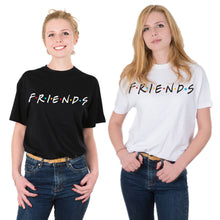 Load image into Gallery viewer, 2019 Summer Women T Shirt FRIENDS Letter Print Friends T-shirt Casual Short Sleeve Tops Tee O Neck Female Tops Camisetas Mujer