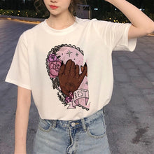 Load image into Gallery viewer, New Best Friends Harajuku T Shirt Women Ullzang Fashion Cartoon T-shirt 90s Graphic Friend T-shirt Korean Style Top Tees Female