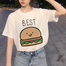 Load image into Gallery viewer, New Best Friends Harajuku T Shirt Women Ullzang Fashion Cartoon T-shirt 90s Graphic Friend T-shirt Korean Style Top Tees Female