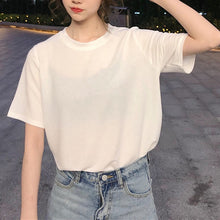 Load image into Gallery viewer, New Best Friends Harajuku T Shirt Women Ullzang Fashion Cartoon T-shirt 90s Graphic Friend T-shirt Korean Style Top Tees Female