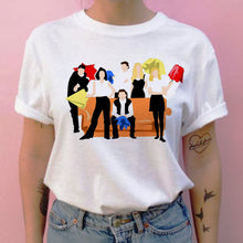 Load image into Gallery viewer, friends tv show women t shirt new hip hop 90s friend tshirt harajuku femme clothes top tee t-shirt clothing streetwear