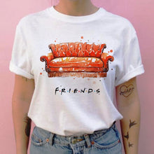 Load image into Gallery viewer, friends tv show women t shirt new hip hop 90s friend tshirt harajuku femme clothes top tee t-shirt clothing streetwear
