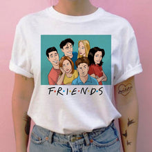 Load image into Gallery viewer, friends tv show women t shirt new hip hop 90s friend tshirt harajuku femme clothes top tee t-shirt clothing streetwear