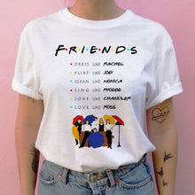 Load image into Gallery viewer, friends tv show women t shirt new hip hop 90s friend tshirt harajuku femme clothes top tee t-shirt clothing streetwear