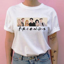 Load image into Gallery viewer, friends tv show women t shirt new hip hop 90s friend tshirt harajuku femme clothes top tee t-shirt clothing streetwear