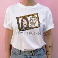 Load image into Gallery viewer, friends tv show women t shirt new hip hop 90s friend tshirt harajuku femme clothes top tee t-shirt clothing streetwear