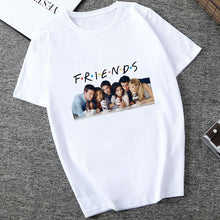 Load image into Gallery viewer, Showtly  2019 Women White Tshirts Fashion Friends TV Printed Ulzzang Harajuku Kawaii Vogue T Shirt Best Friends Shirts Tee Tops