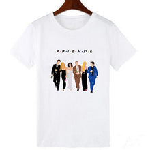 Load image into Gallery viewer, Showtly  2019 Women White Tshirts Fashion Friends TV Printed Ulzzang Harajuku Kawaii Vogue T Shirt Best Friends Shirts Tee Tops