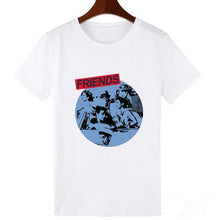 Load image into Gallery viewer, Showtly  2019 Women White Tshirts Fashion Friends TV Printed Ulzzang Harajuku Kawaii Vogue T Shirt Best Friends Shirts Tee Tops