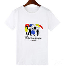 Load image into Gallery viewer, Showtly  2019 Women White Tshirts Fashion Friends TV Printed Ulzzang Harajuku Kawaii Vogue T Shirt Best Friends Shirts Tee Tops
