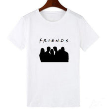 Load image into Gallery viewer, Showtly  2019 Women White Tshirts Fashion Friends TV Printed Ulzzang Harajuku Kawaii Vogue T Shirt Best Friends Shirts Tee Tops