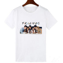 Load image into Gallery viewer, Showtly  2019 Women White Tshirts Fashion Friends TV Printed Ulzzang Harajuku Kawaii Vogue T Shirt Best Friends Shirts Tee Tops