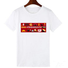 Load image into Gallery viewer, Showtly  2019 Women White Tshirts Fashion Friends TV Printed Ulzzang Harajuku Kawaii Vogue T Shirt Best Friends Shirts Tee Tops