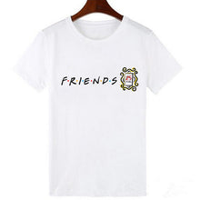 Load image into Gallery viewer, Showtly  2019 Women White Tshirts Fashion Friends TV Printed Ulzzang Harajuku Kawaii Vogue T Shirt Best Friends Shirts Tee Tops