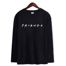 Load image into Gallery viewer, 2019 Autumn Friends Soft Tee Shirts Warm Long Sleeve Warm Hip Hop T-shirt Women/Men T-shirt Women For Plub Size 4XL