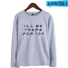 Load image into Gallery viewer, 2019 Autumn Friends Soft Tee Shirts Warm Long Sleeve Warm Hip Hop T-shirt Women/Men T-shirt Women For Plub Size 4XL