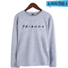 Load image into Gallery viewer, 2019 Autumn Friends Soft Tee Shirts Warm Long Sleeve Warm Hip Hop T-shirt Women/Men T-shirt Women For Plub Size 4XL