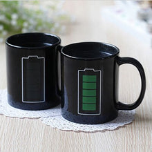 Load image into Gallery viewer, 1pc Creative The new battery Strip design heterotherm Mug  Discoloration in Heat milk coffee cup Students novel gift Send friend