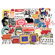 Load image into Gallery viewer, 7 models Friends show the OFFICE TV SHOW funny Creative badges Waterproof Fun Stickers DIY Toys Luggage Motorcycle Label Sticker