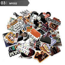 Load image into Gallery viewer, 7 models Friends show the OFFICE TV SHOW funny Creative badges Waterproof Fun Stickers DIY Toys Luggage Motorcycle Label Sticker