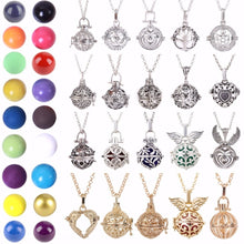 Load image into Gallery viewer, Shellhard Mexico Balls Lockets Pendant Necklace Women Pregnancy Colourful Balls Necklace Making For Women Jewellery Gift