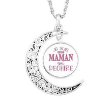 Load image into Gallery viewer, Vegan diet jewelry vegetarian diet pendant go organic necklace Herbivore go vegan Moon necklaces paleo diet Chain charms silver