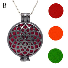 Load image into Gallery viewer, Vintage Locket Essential Oil Diffuser Necklace And Pad Fragrance A
