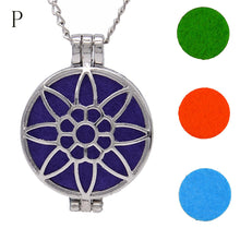 Load image into Gallery viewer, Vintage Locket Essential Oil Diffuser Necklace And Pad Fragrance A