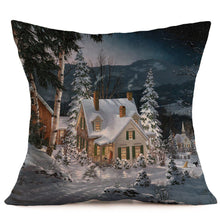 Load image into Gallery viewer, Merry Christmas Linen Pillow Cases Sofa Cushion Cover Home Decoration