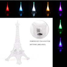 Load image into Gallery viewer, Romantic Eiffel Tower Table LED Night Light Desk Lamp for Christmas Wedding Holiday Decoration Bedroom Decor Lamp