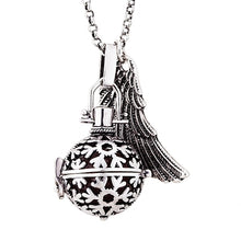 Load image into Gallery viewer, New Lockets Pendant Necklace Pregnancy Balls Lava Stone Lockets Women Aromatherapy Essential Oil Diffuser Necklace Mexico Balls