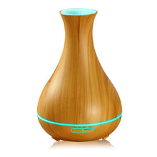 Load image into Gallery viewer, 400ml Aroma Essential Oil Diffuser Electric Wood Grain
