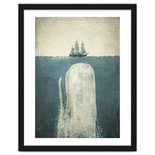 Load image into Gallery viewer, White Whale Art Print