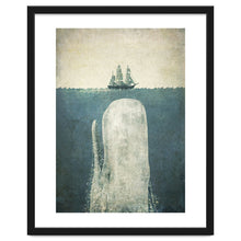 Load image into Gallery viewer, White Whale Art Print