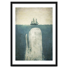 Load image into Gallery viewer, White Whale Art Print