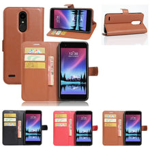 Load image into Gallery viewer, PU Leather Wallet Flip Case Slot Card Holder Case Kickstand Cover For LG K20 V/K20 Plus/K10 2017/LV5/Harmony/Grace LTE L59BL @