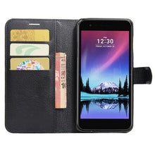 Load image into Gallery viewer, PU Leather Wallet Flip Case Slot Card Holder Case Kickstand Cover For LG K20 V/K20 Plus/K10 2017/LV5/Harmony/Grace LTE L59BL @