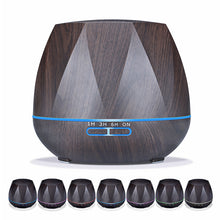 Load image into Gallery viewer, Wood Grain Essential Oil Diffuser Induction Ultrasonic Aroma Diffuser