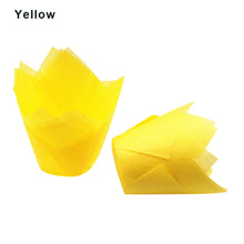 Load image into Gallery viewer, 50PCS High Temperature Resistance Cake Paper Cup Christmas Tulip Muffin Wraps Cases Baking Cups
