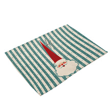 Load image into Gallery viewer, PM0005 Fabrics Table Mats for Christmas Decorations Home Decorations Hot Sell Printing Cotton and Line Table Mats