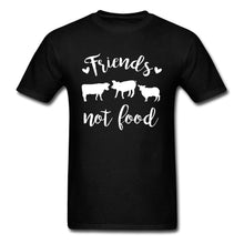 Load image into Gallery viewer, Vegan Belief T Shirt Men Homme Plus Size S-3XL 100 Organic Cotton Clothing Father's day Apparel Adult Tops T-Shirt Funny Animal