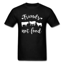 Load image into Gallery viewer, Vegan Belief T Shirt Men Homme Plus Size S-3XL 100 Organic Cotton Clothing Father's day Apparel Adult Tops T-Shirt Funny Animal