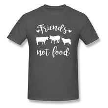 Load image into Gallery viewer, Vegan Belief T Shirt Men Homme Plus Size S-3XL 100 Organic Cotton Clothing Father's day Apparel Adult Tops T-Shirt Funny Animal